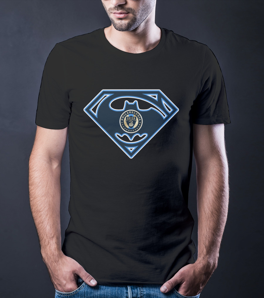 Philadelphia Union Batman Superman T-Shirt