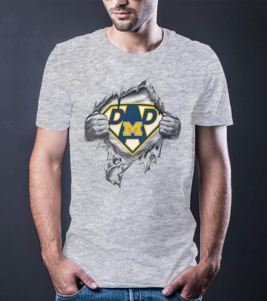 Dungeons And Dragons Michigan Logo Superman Style T-Shirt
