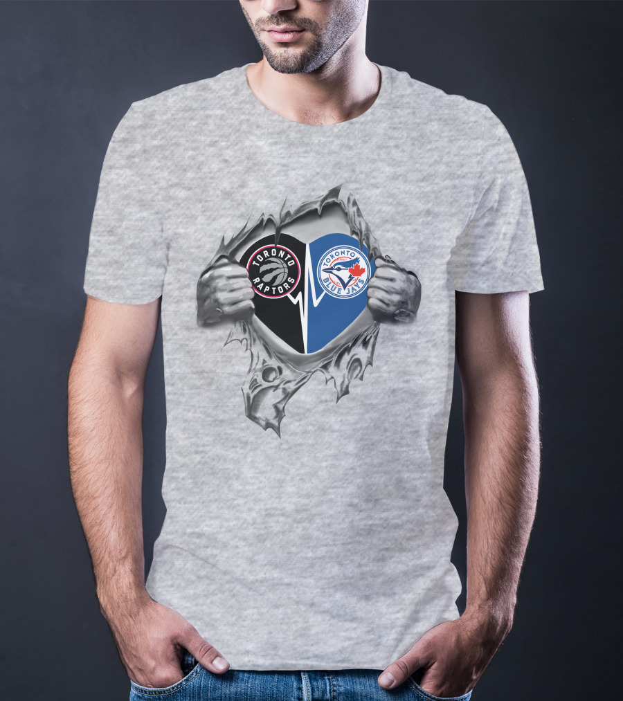 Toronto Raptors Blue Jays It's In My Heart T-Shirt