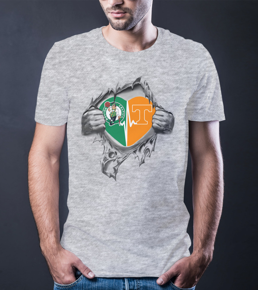 Boston Celtics Tennessee Heartbeat Unveiled T-Shirt