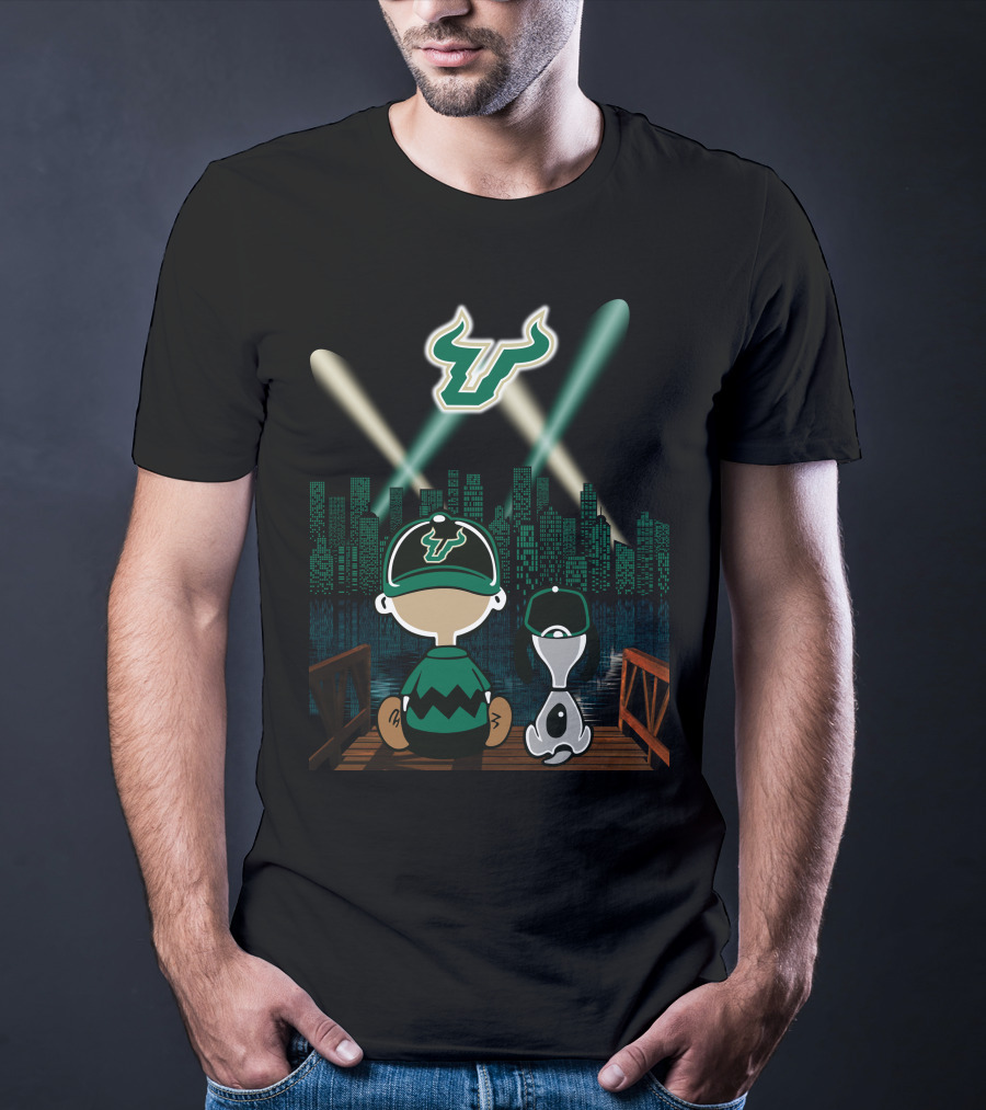 South Florida Bulls Nighttime Skyline Adventure T-Shirt