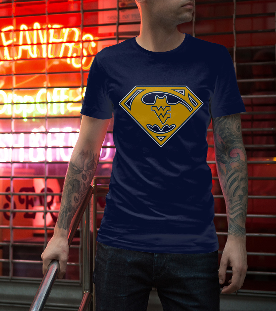 Wv 7 West Virginia Mountaineers Superhero T-Shirt