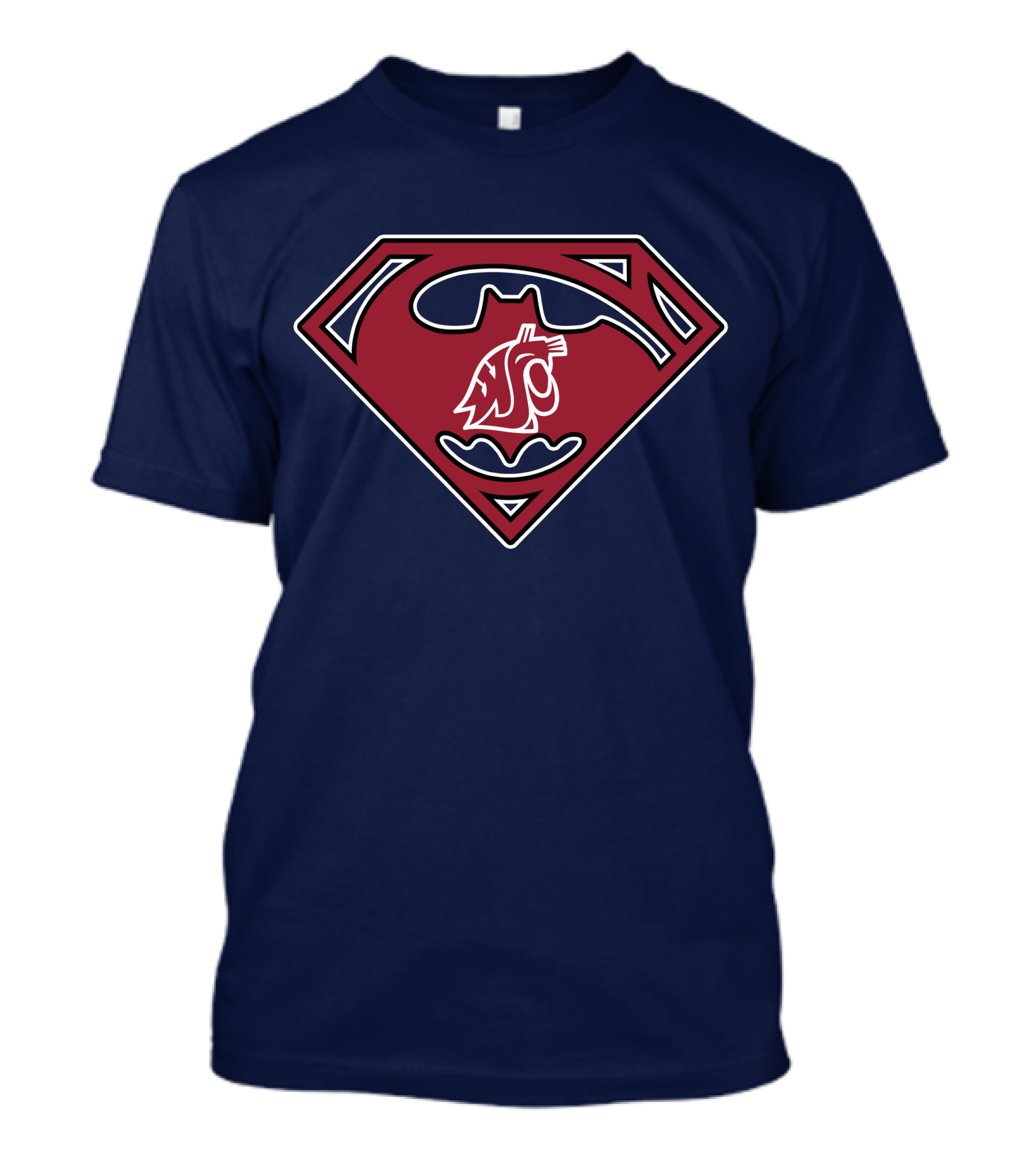 Superman Logo Washington State Cougars T-Shirt