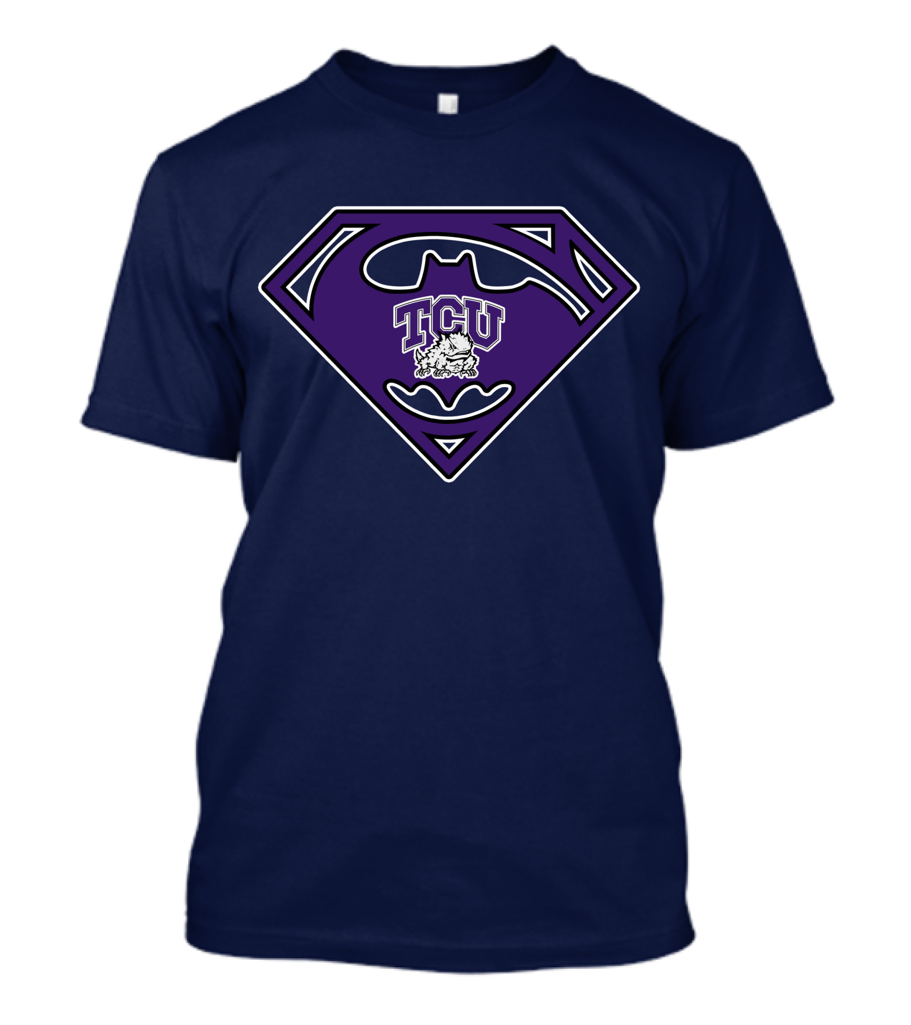 Tcu Horned Frogs Batman Superman T-Shirt