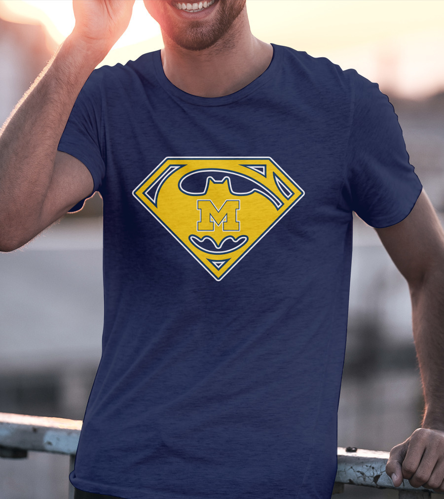 Michigan Wolverines 49 Super Bat T-Shirt