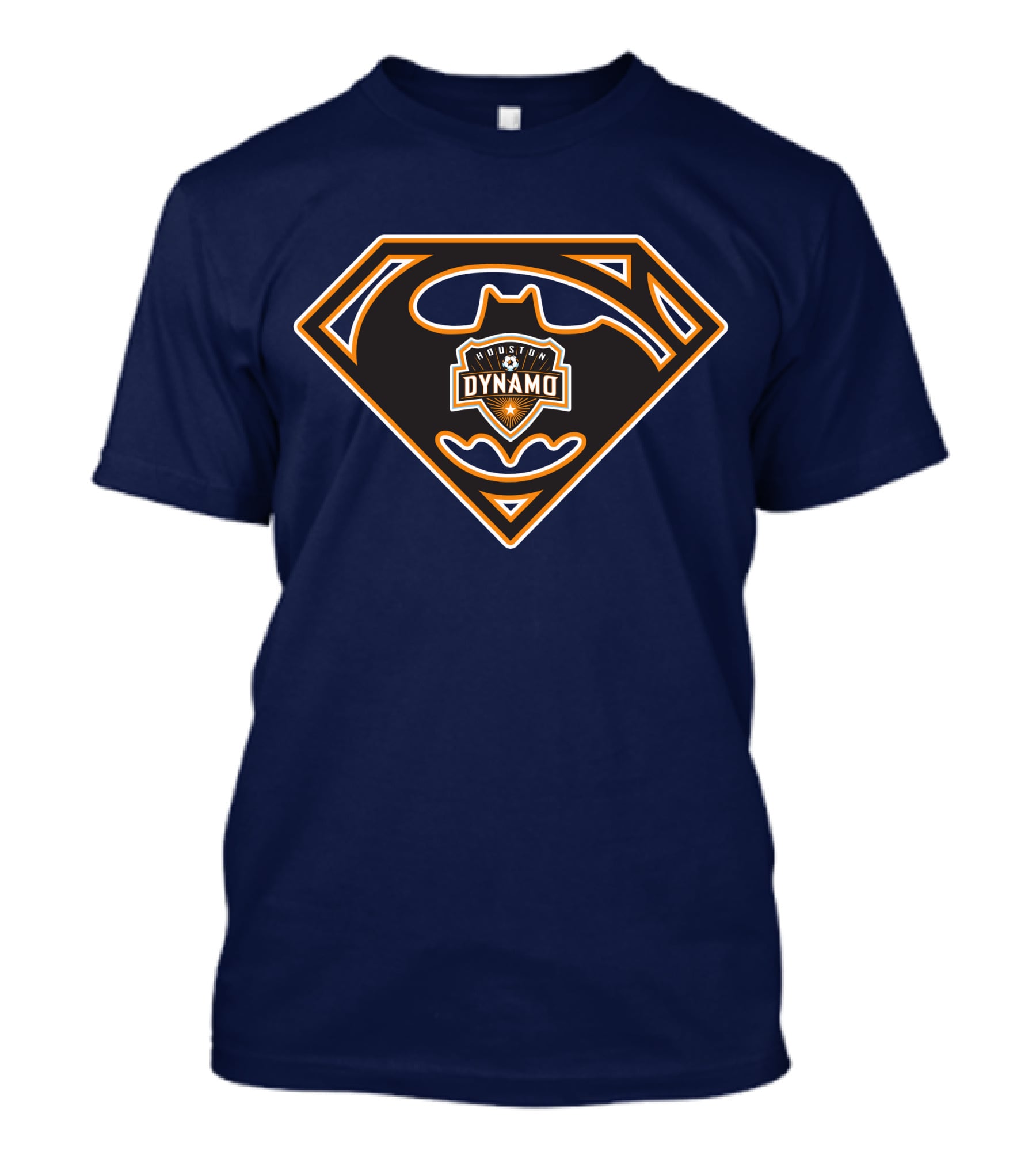 Batman Houston Dynamo Superhero Crest T-Shirt