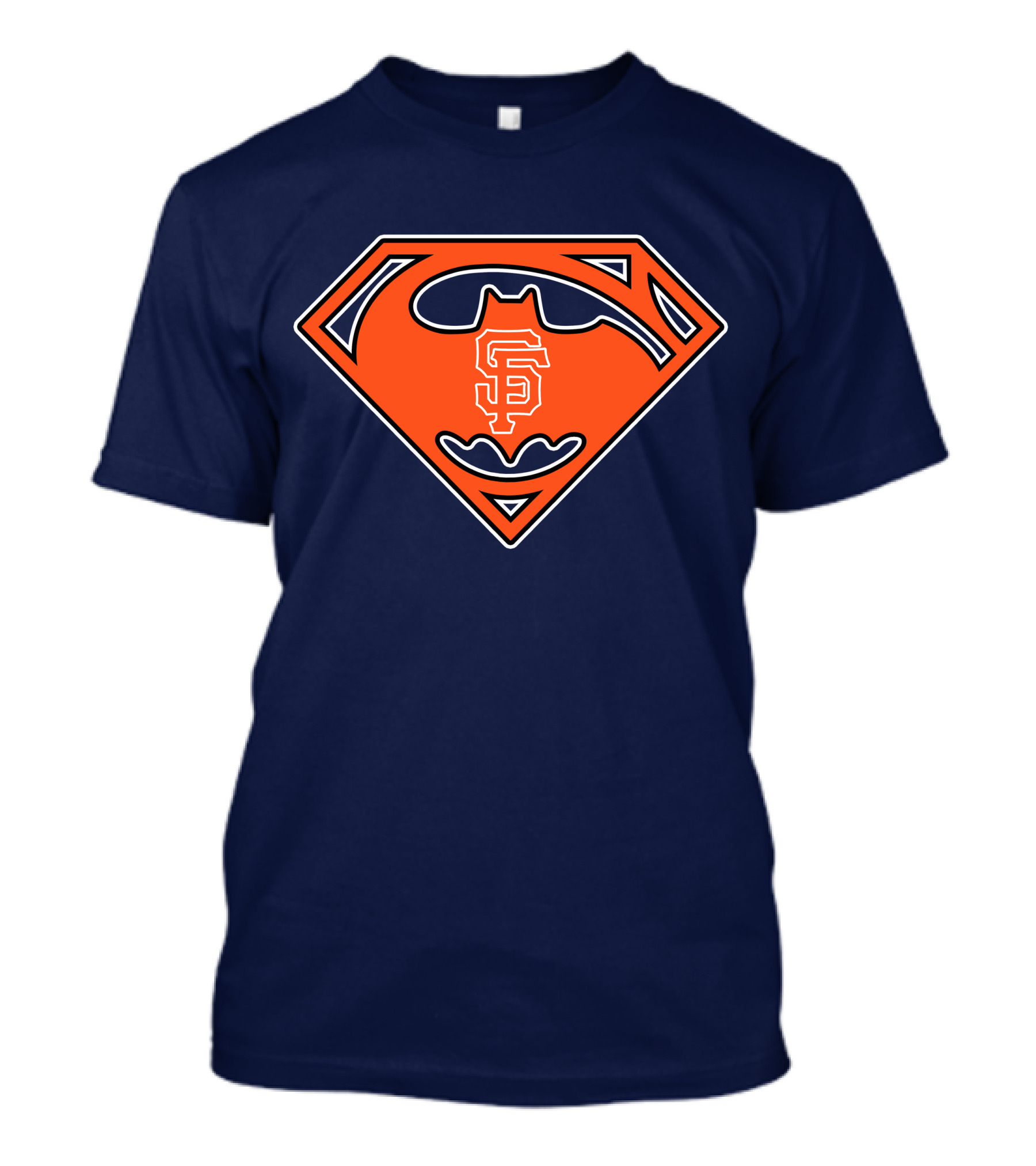 San Francisco Giants Superman Batman T-Shirt