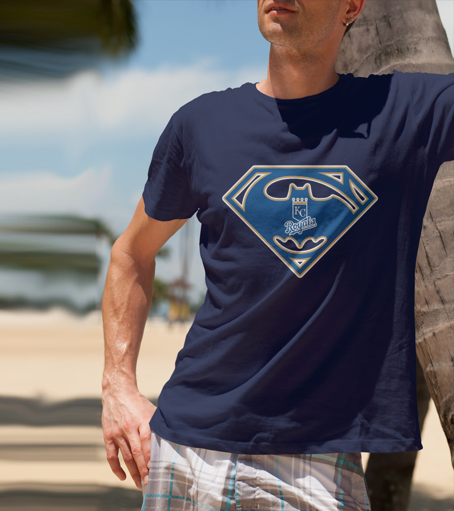 Kansas City Royals Batman Superman T-Shirt