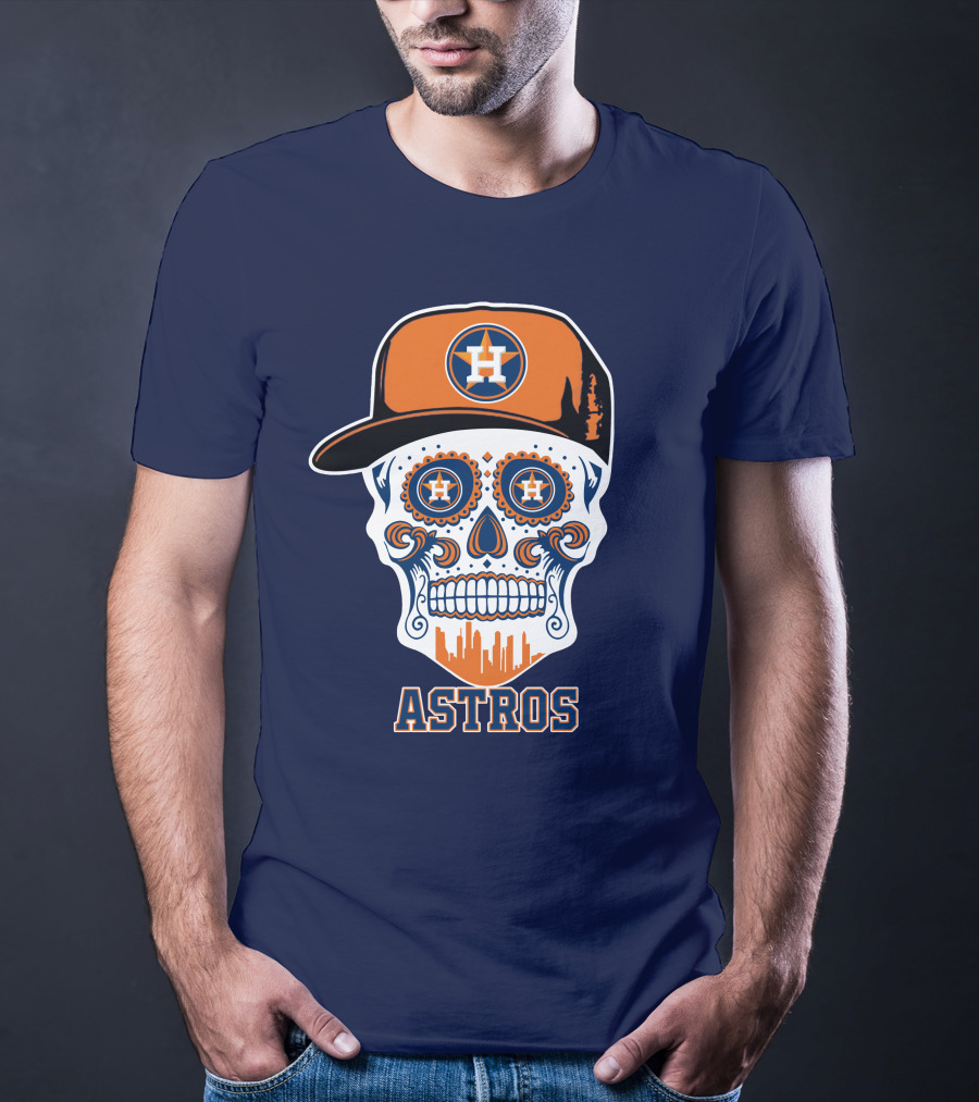 Houston Astros Skull Iconography 331 T-Shirt