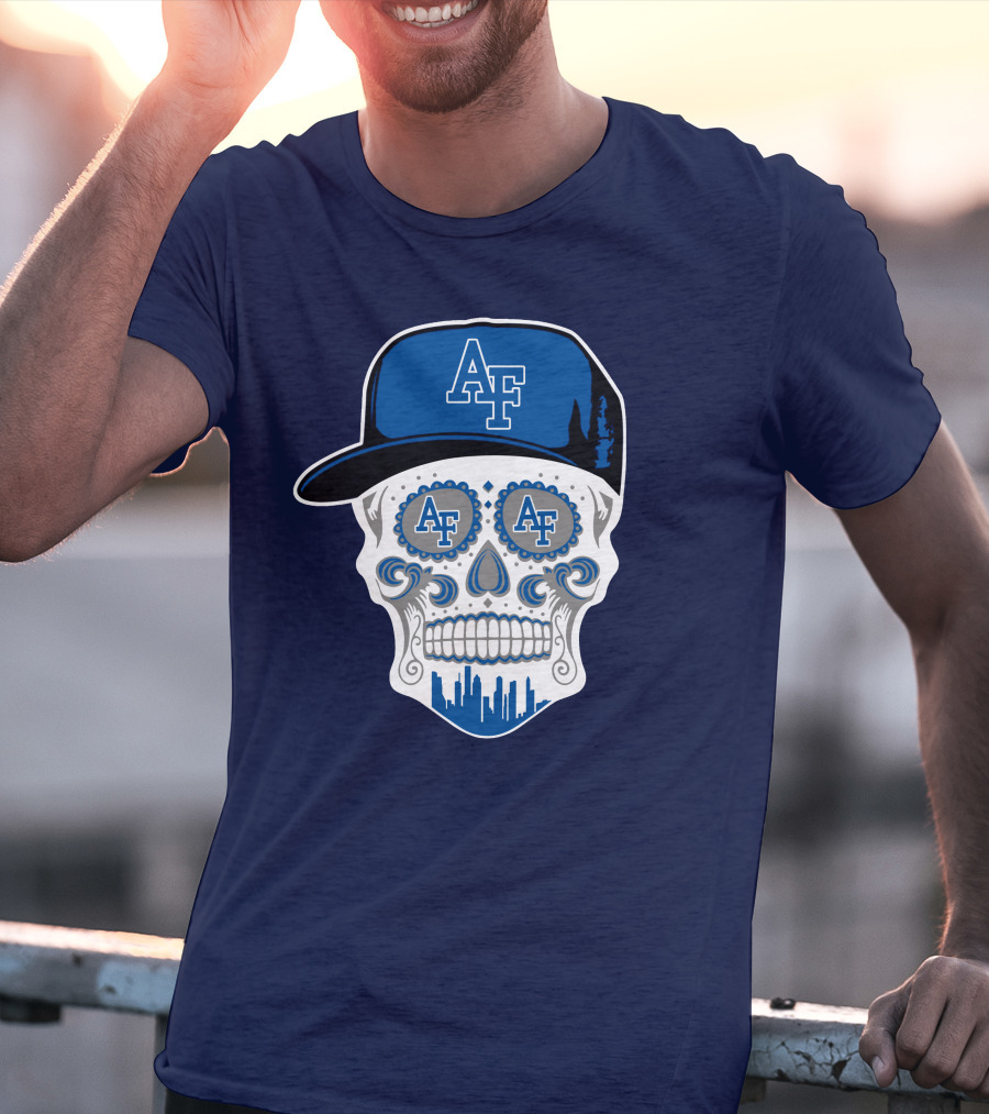 Af Air Force Falcons Skull T-Shirt