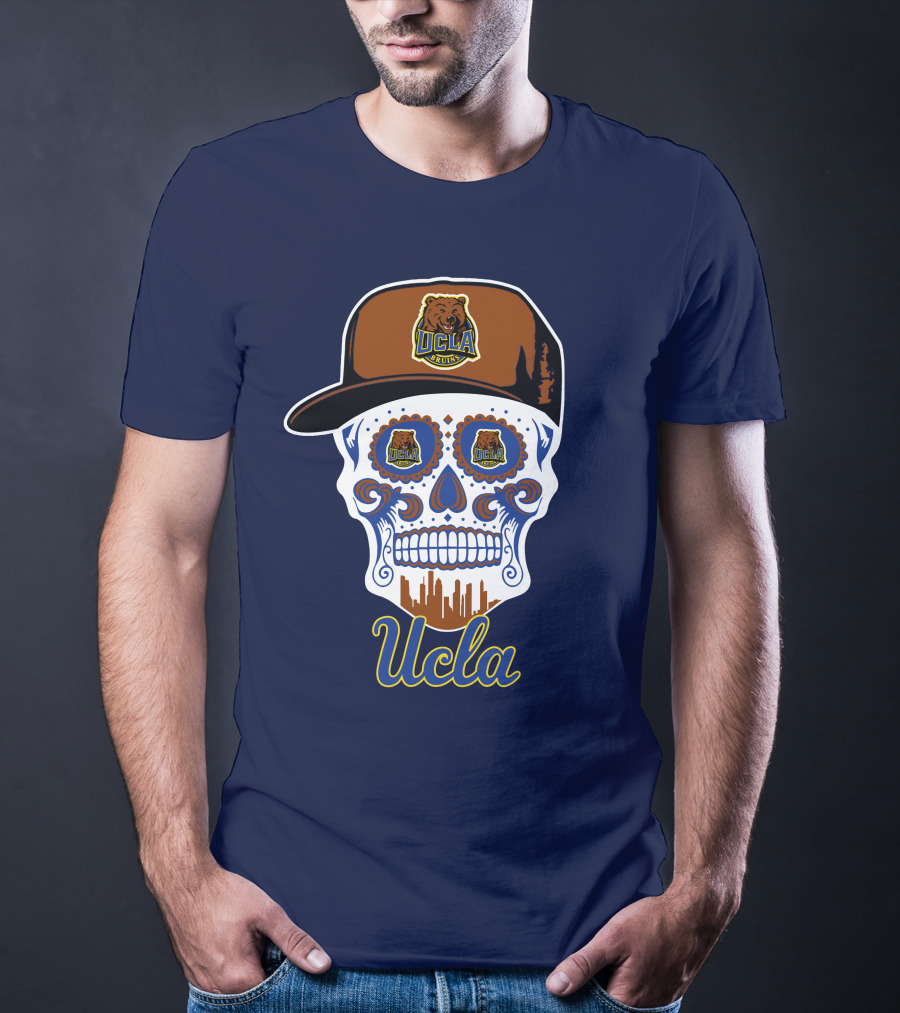 Ucla Bruins Skull With Cap T-Shirt