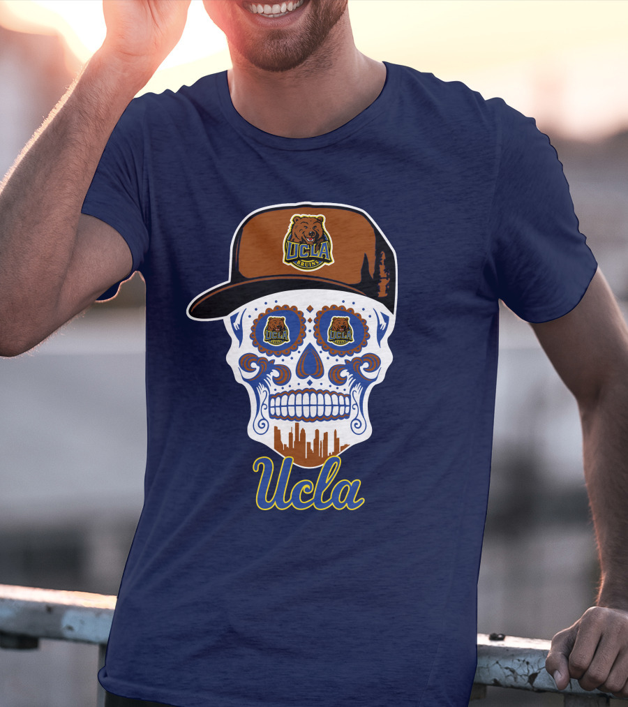 Ucla Bruins Skull With Cap T-Shirt