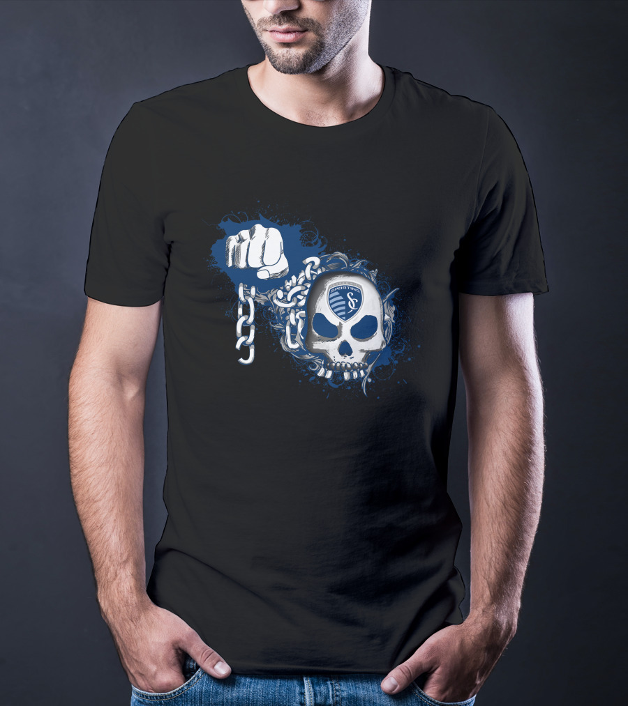 Sporting Kansas City Skull And Chain T-Shirt