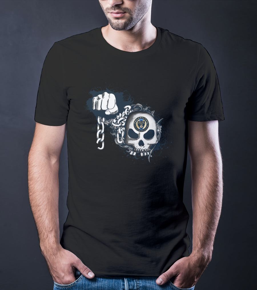 Philadelphia Union Skull And Chain T-Shirt