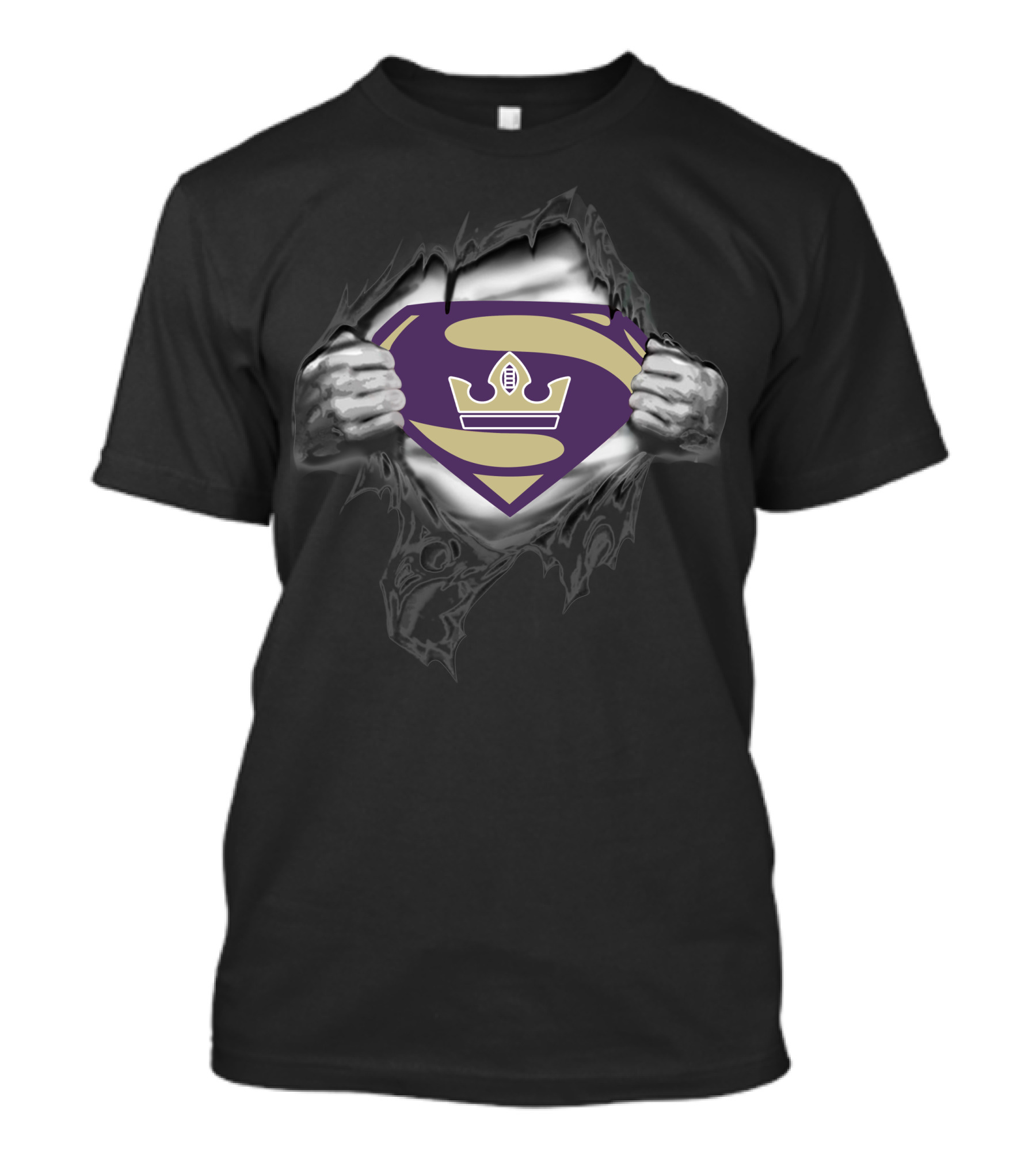 Atlanta Legends Superman Logo With Crown T-Shirt