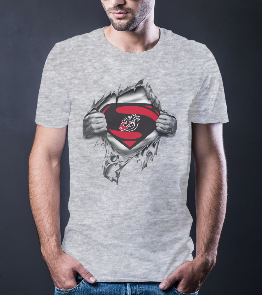 Moorhead State Dragons Superman Emblem T-Shirt