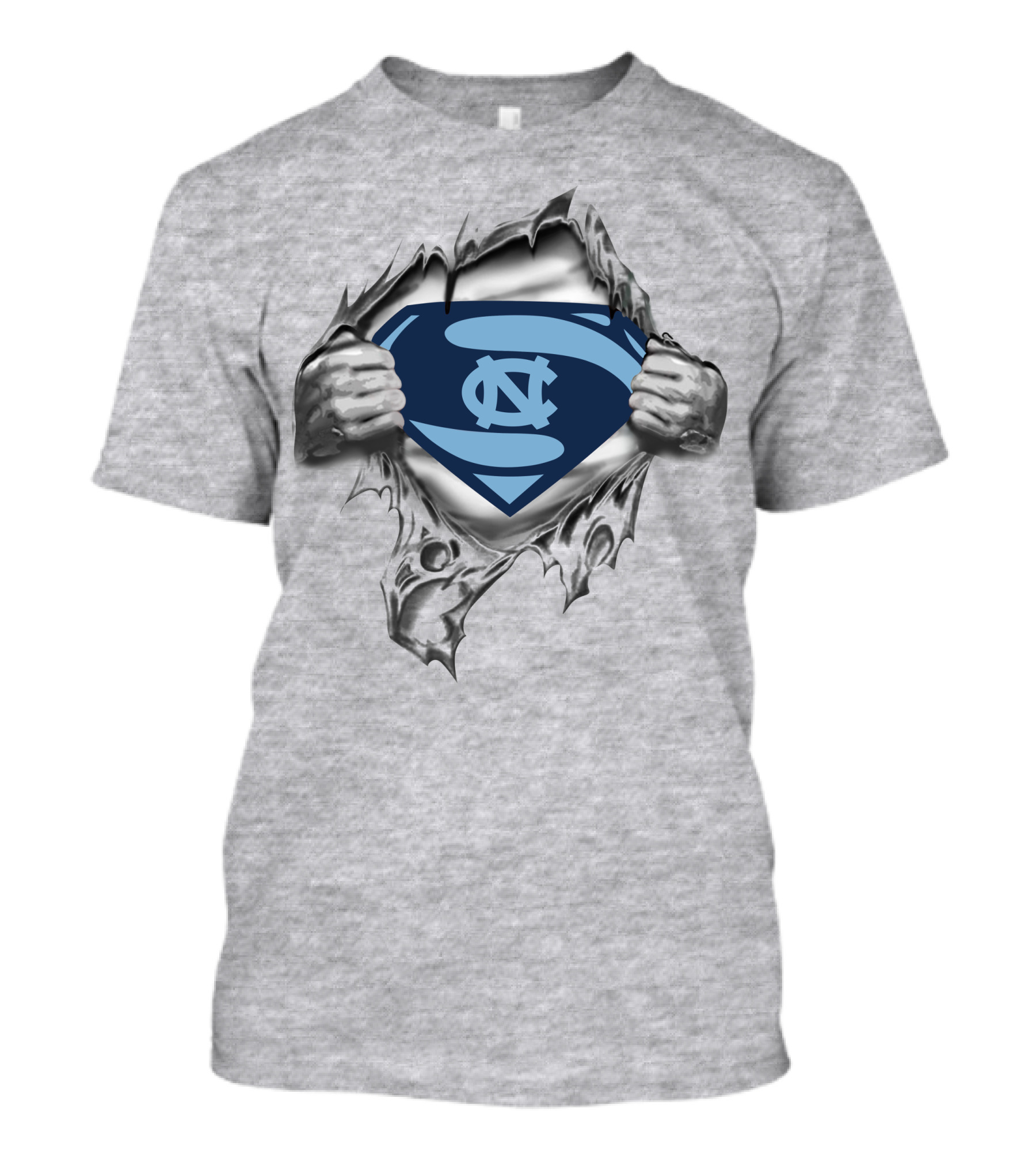 North Carolina Tar Heels Superman T-Shirt