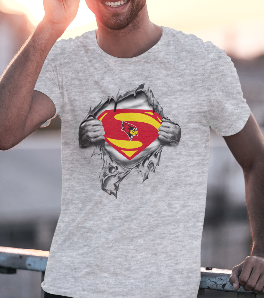 Illinois State Redbirds Superman T-Shirt