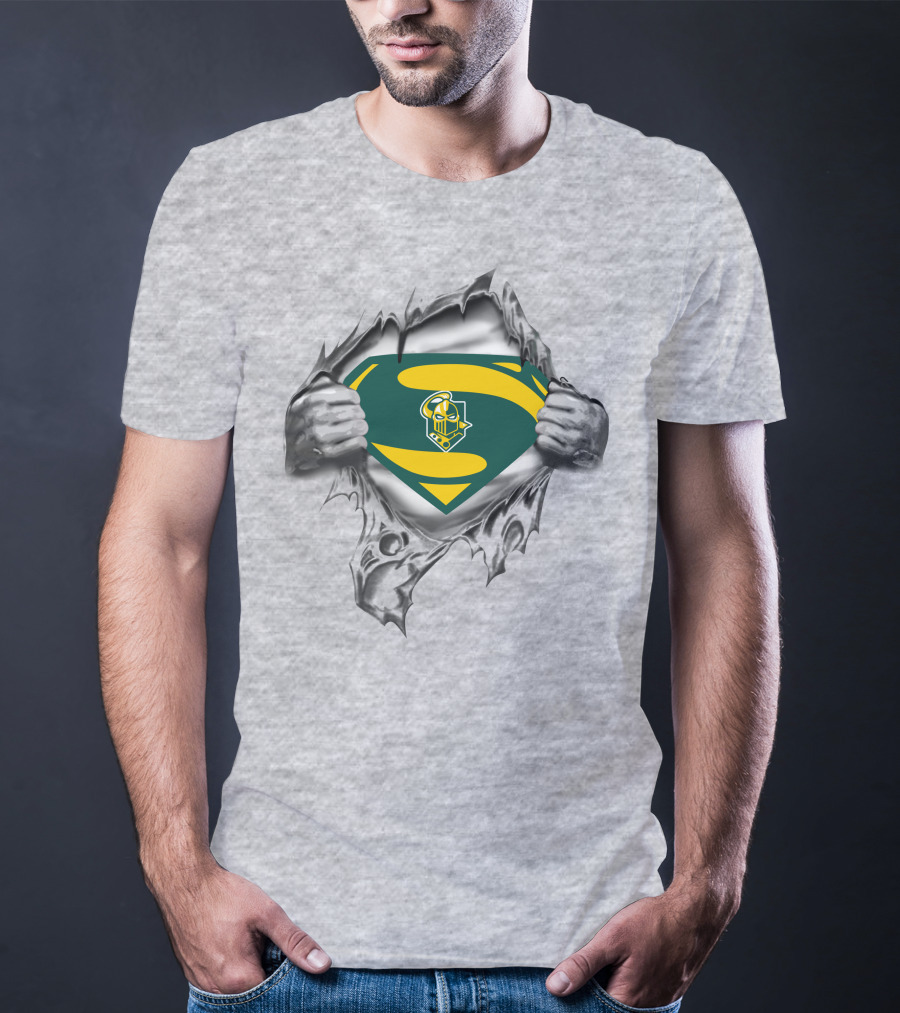 Clarkson Golden Knights Superman Logo Knights T-Shirt