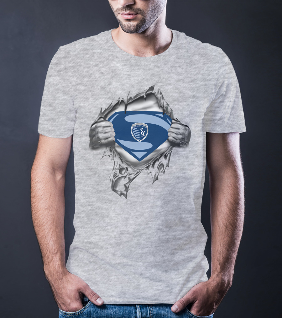 Superman Sporting Kansas City T-Shirt