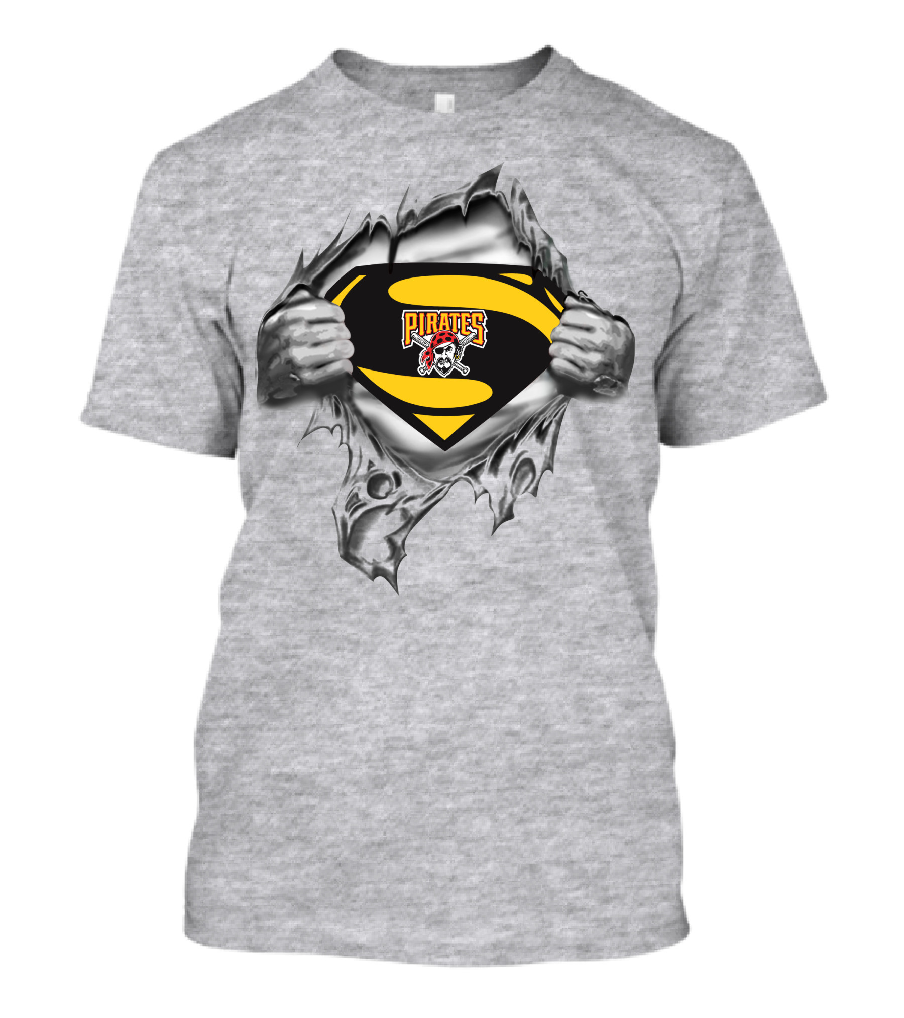 Pittsburgh Pirates Superman Logo Burst T-Shirt