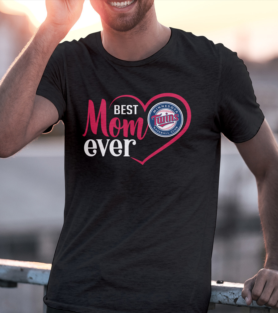 Minnesota Twins Baseball Club Best Mom Ever T-Shirt