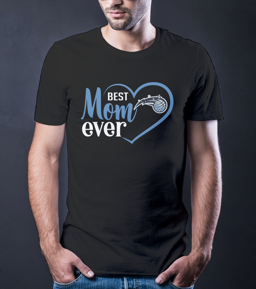 Orlando Magic Best Mom Ever Heart T-Shirt
