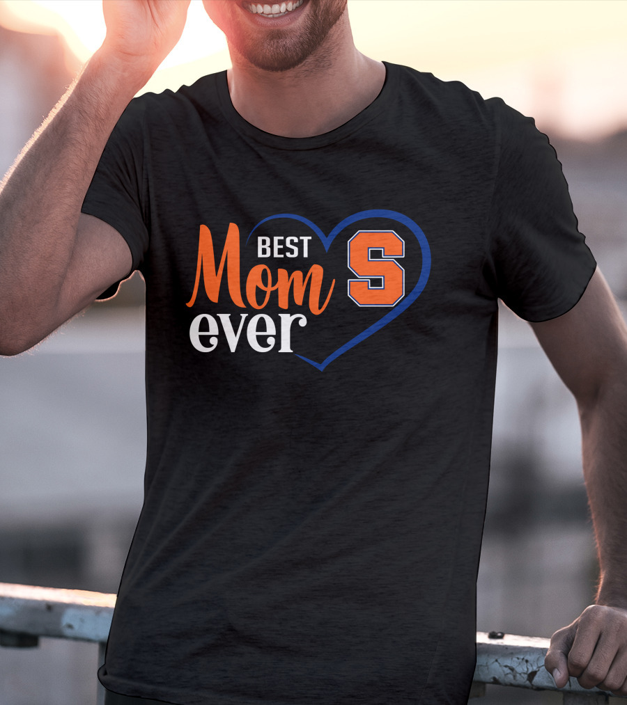 Best Mom Ever Syracuse Orange Heart S T-Shirt