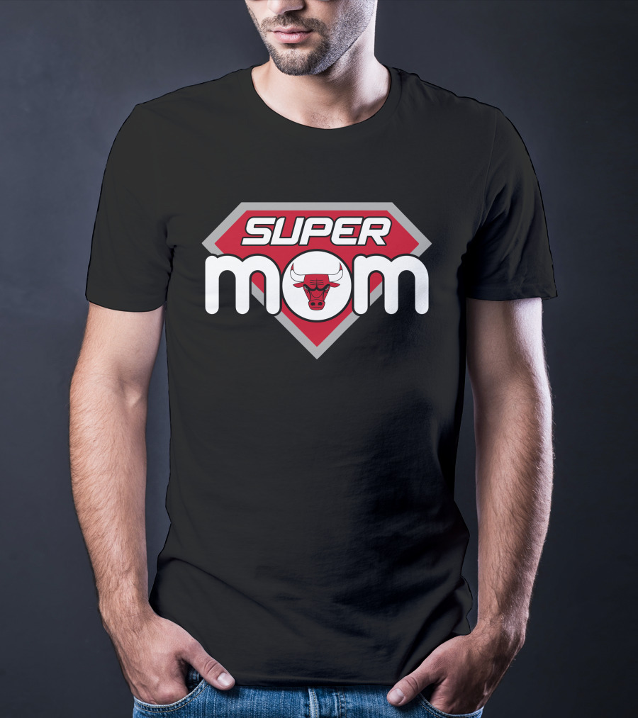 Super Mom Chicago Bulls T-Shirt