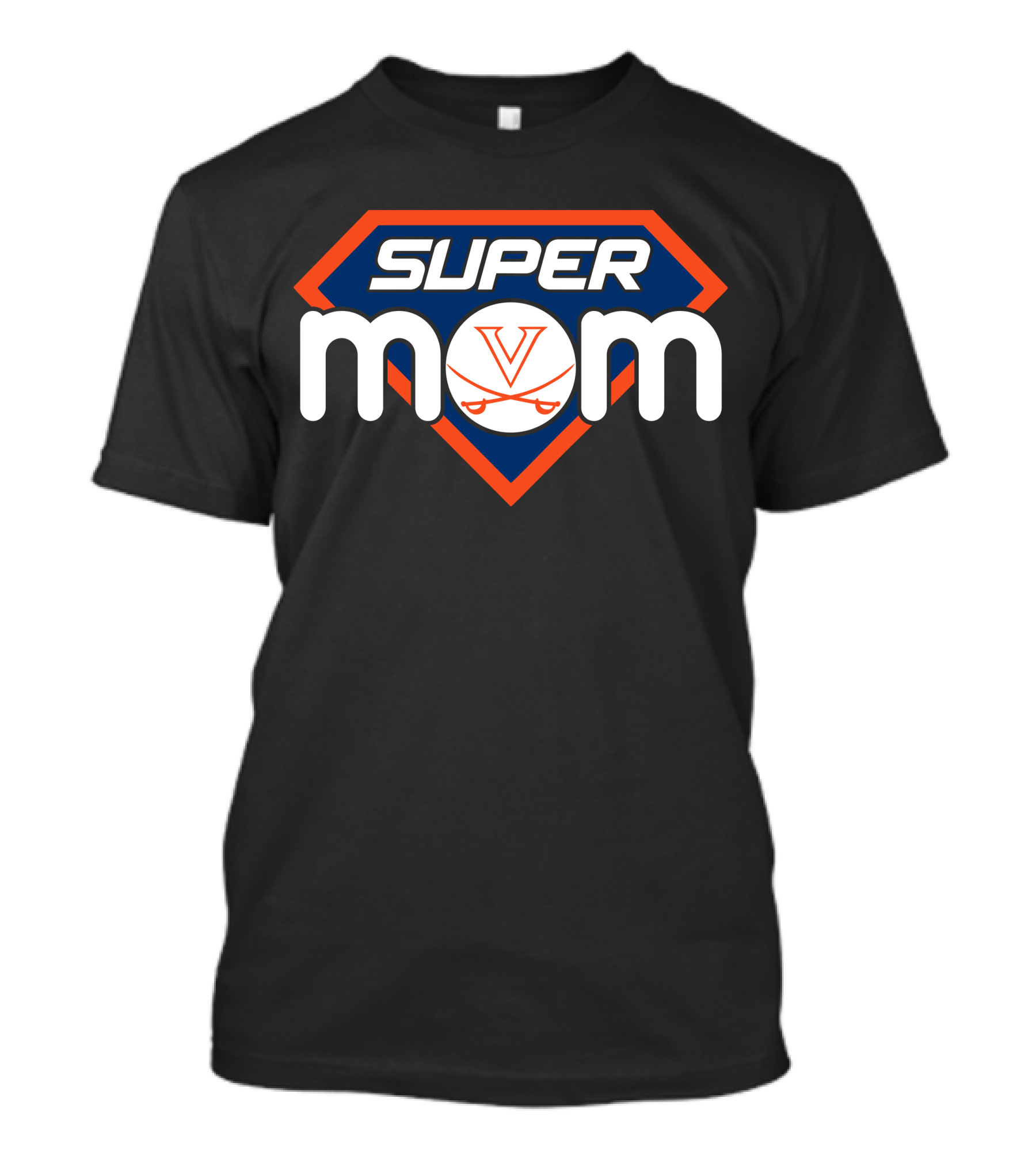 Super Mom Virginia Cavaliers Logo Heroic T-Shirt