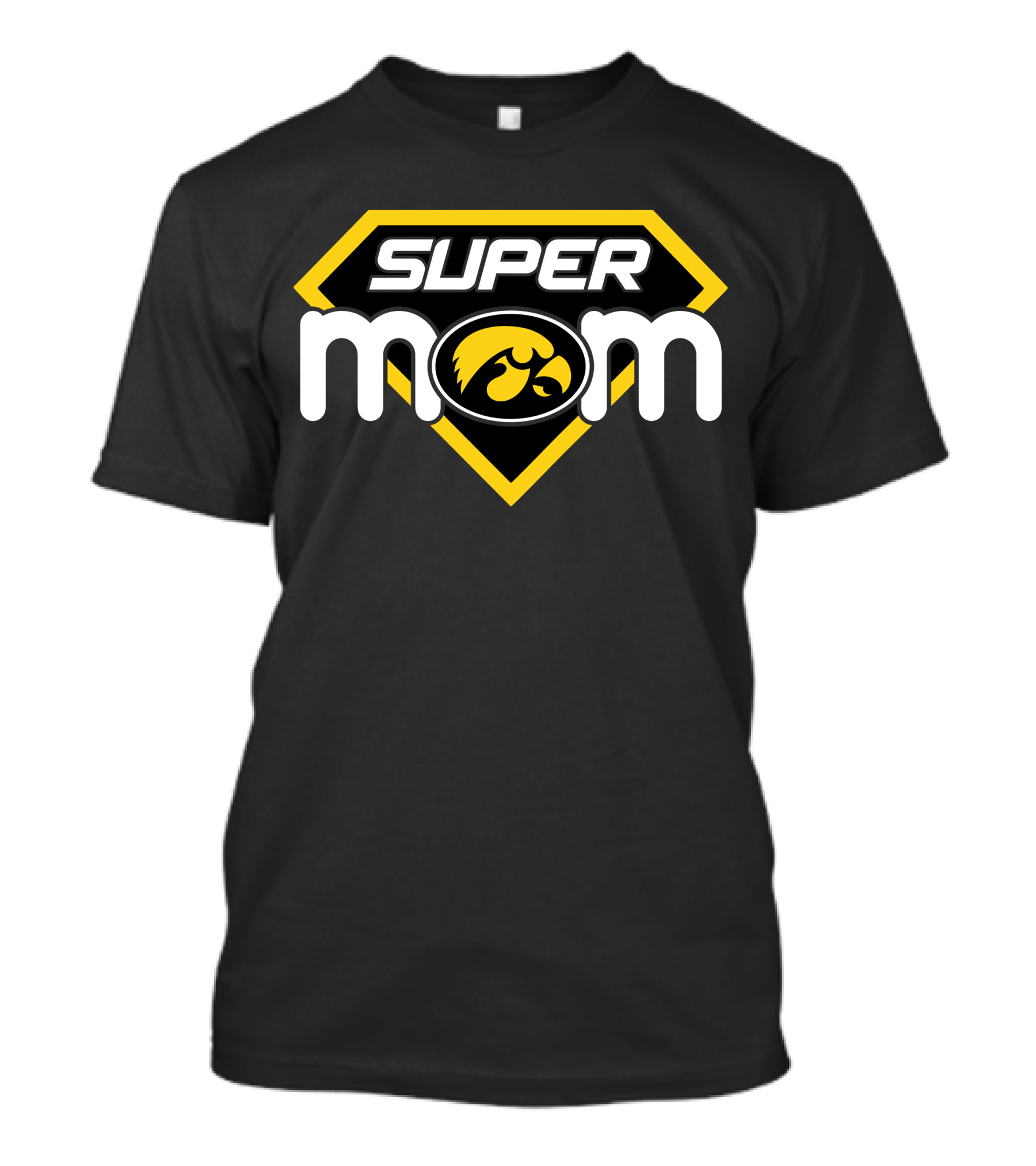 Iowa Hawkeyes Super Mom Hero T-Shirt