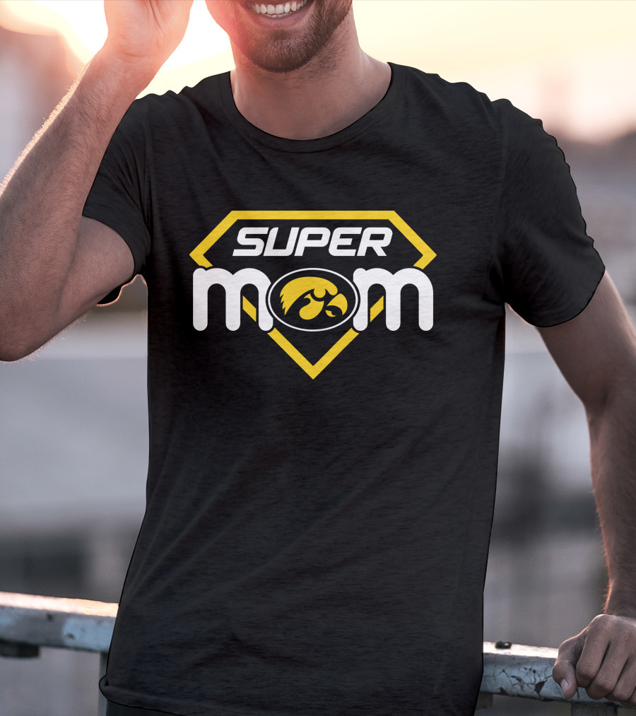 Iowa Hawkeyes Super Mom Hero T-Shirt