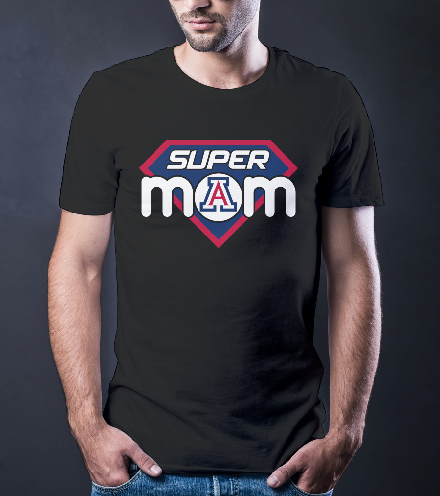 Arizona Wildcats Super Mom Hero T-Shirt