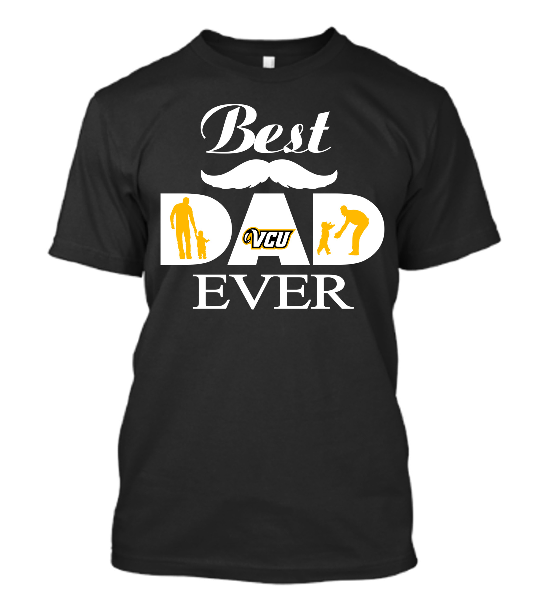 Best Dad Ever Vcu Rams T-Shirt