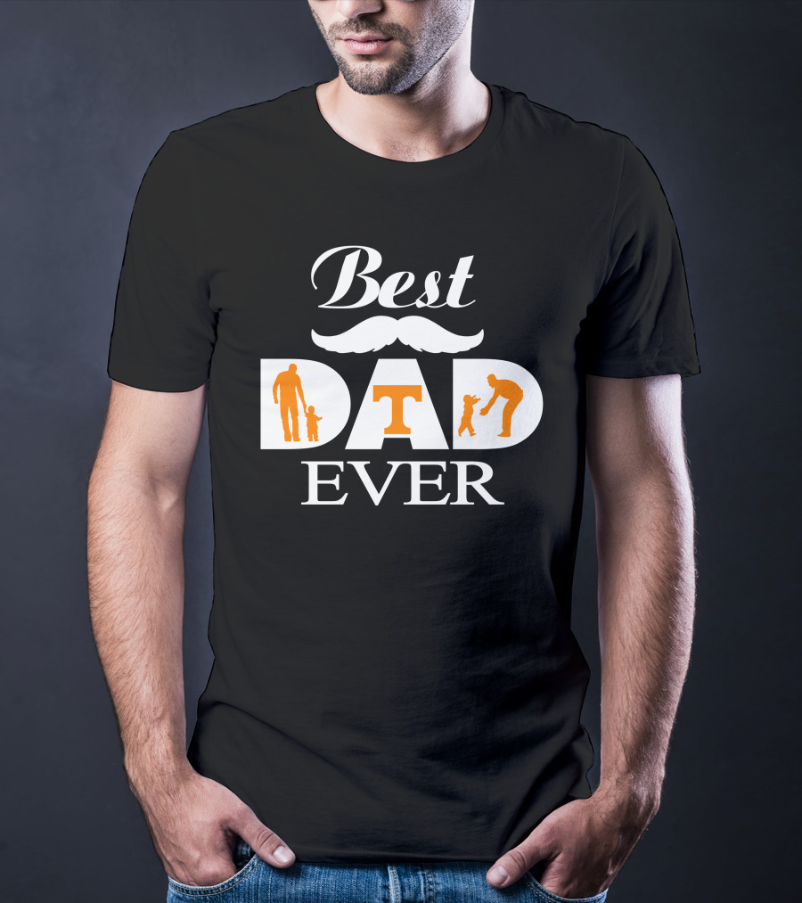 Best Dad Ever Tennessee Volunteers T-Shirt