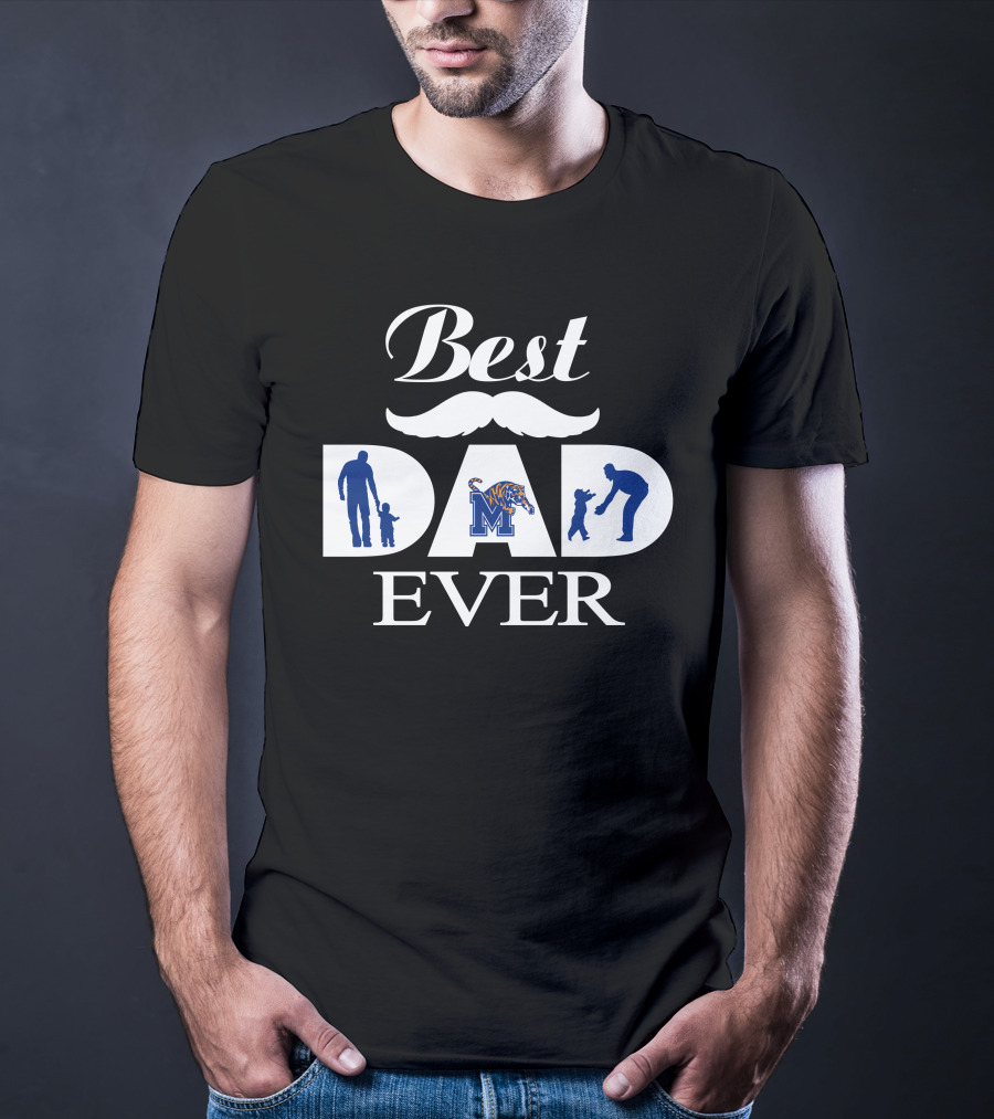 Best Dad Ever Memphis Tigers T-Shirt