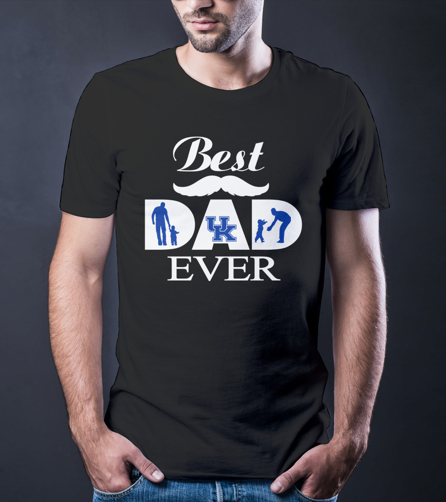 Best Dad Ever Uk Wildcats Father's Day T-Shirt