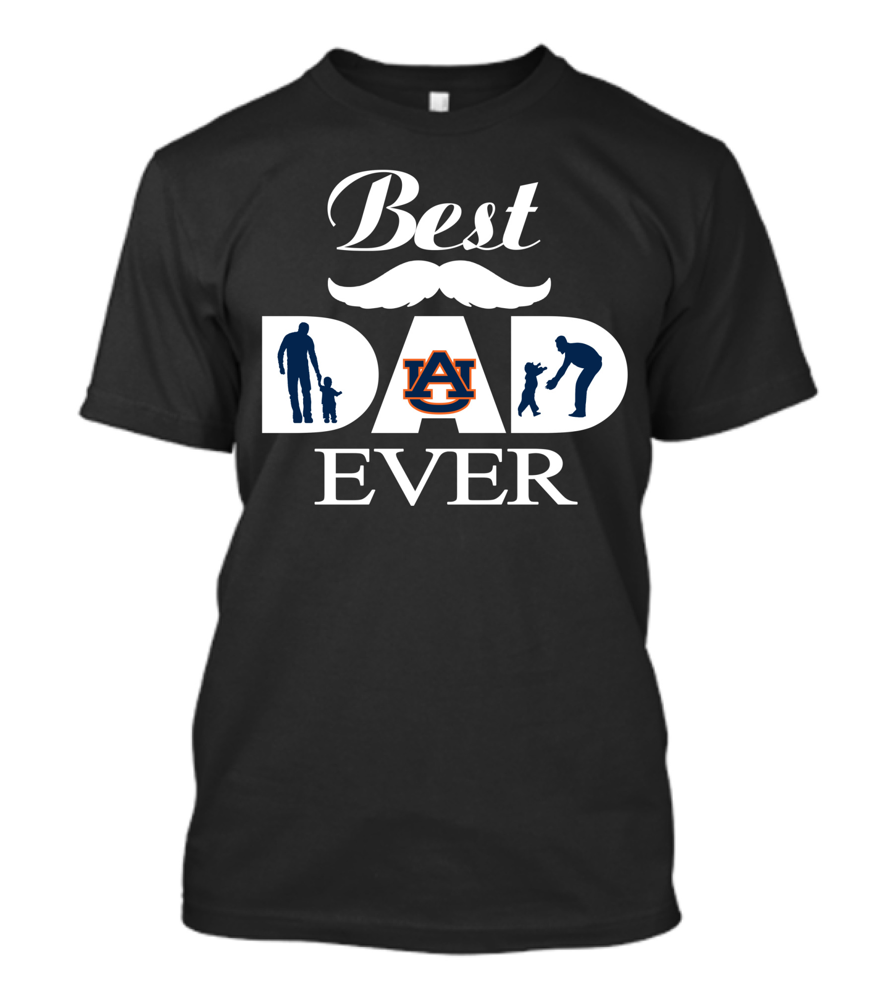 Best Dad Ever Auburn Tigers 115 T-Shirt