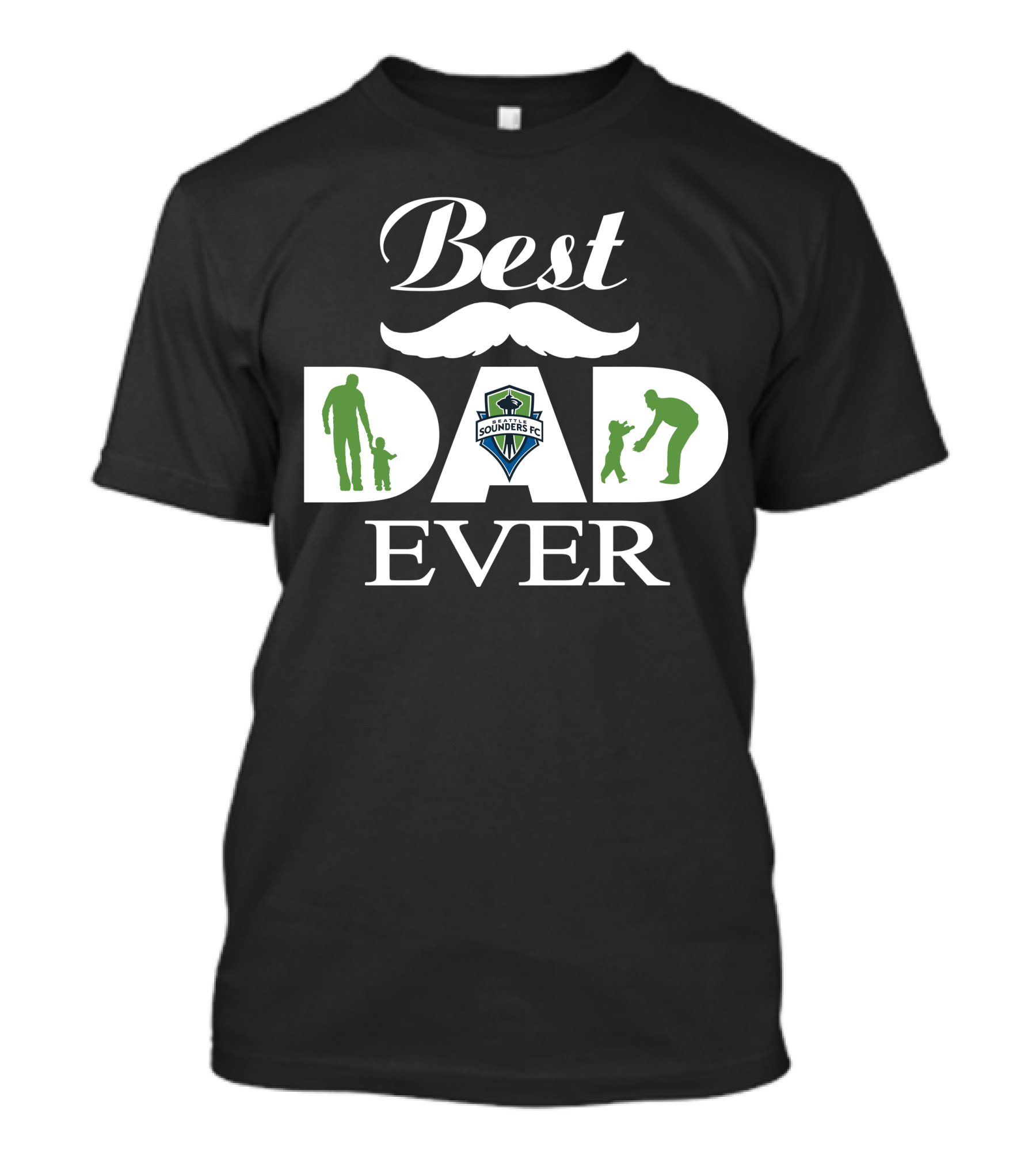 Best Dad Ever Seattle Sounders Fc 126 T-Shirt