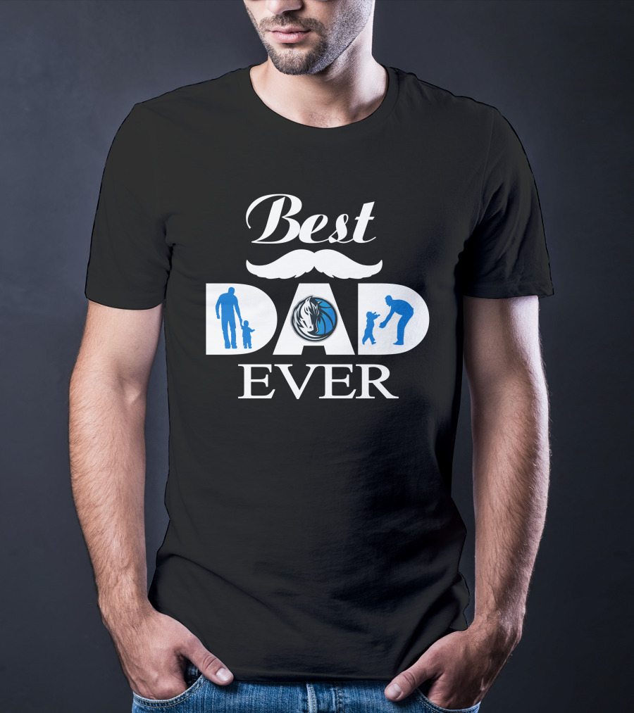 Best Dad Ever Dallas Mavericks Father's Day 189 T-Shirt
