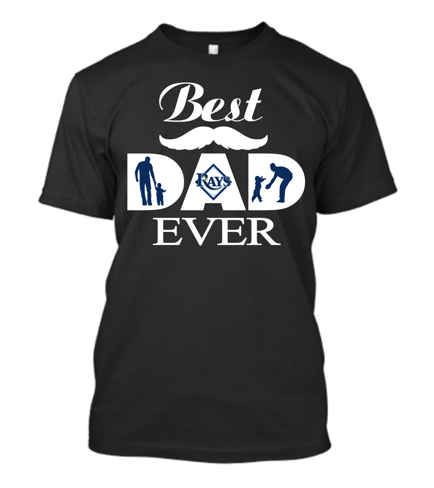 Best Dad Ever Rays 218 Tampa Bay T-Shirt