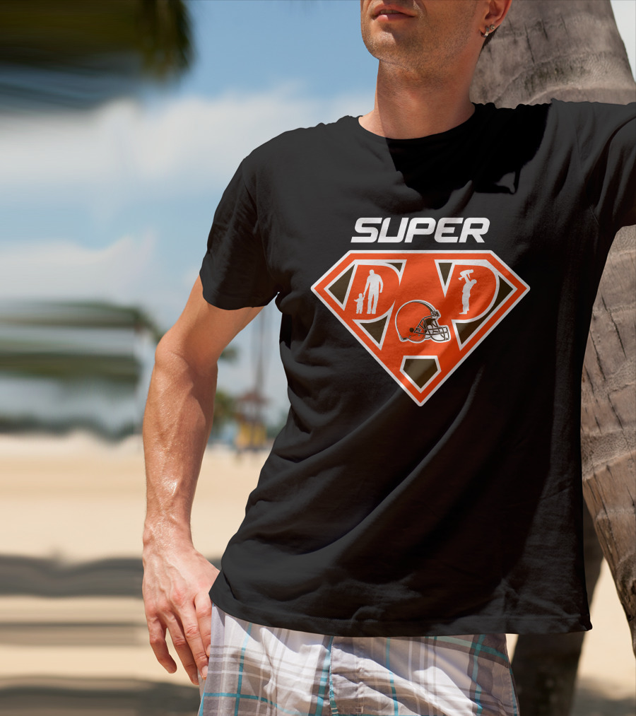 Cleveland Browns Super Dad Hero T-Shirt