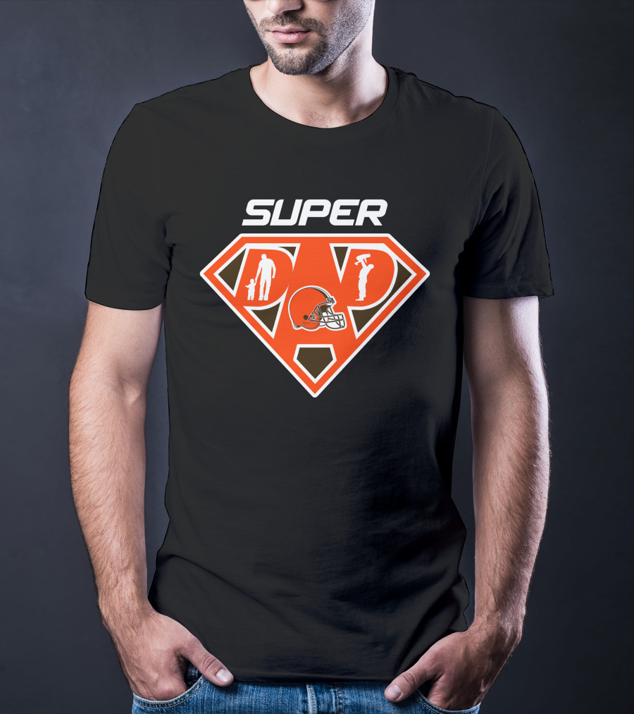 Cleveland Browns Super Dad Hero T-Shirt