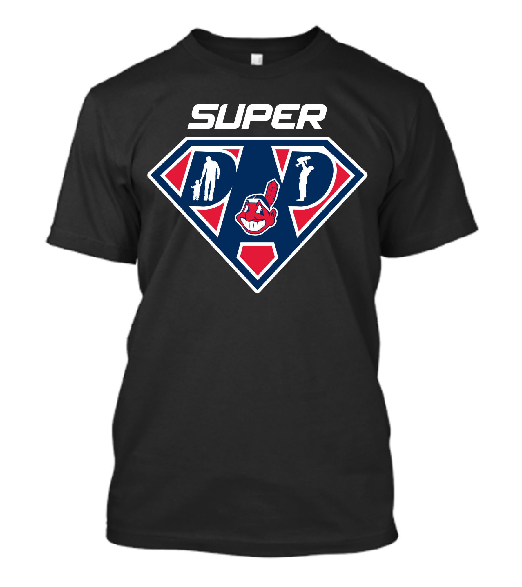 Super Dad Cleveland Indians T-Shirt