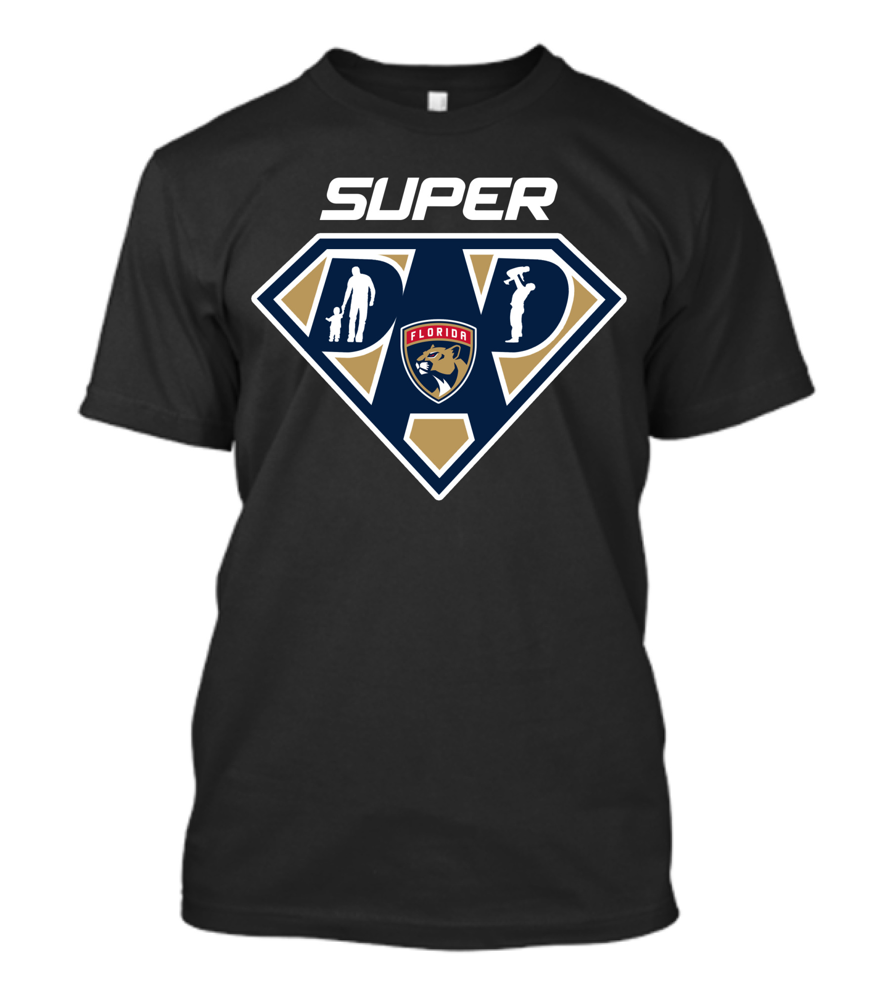 Super Dad Florida Panthers T-Shirt