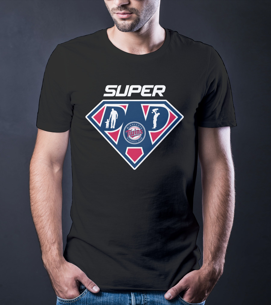 Super Dad Minnesota Twins Baseball Club T-Shirt