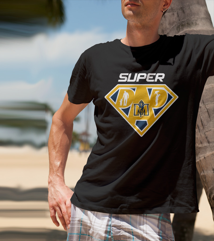 Murray State Racers Super Dad Shield T-Shirt