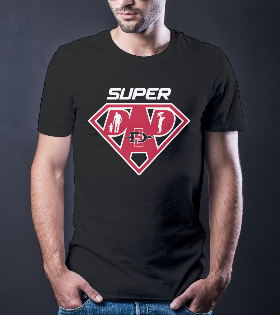 Super San Diego State Aztecs Dad T-Shirt