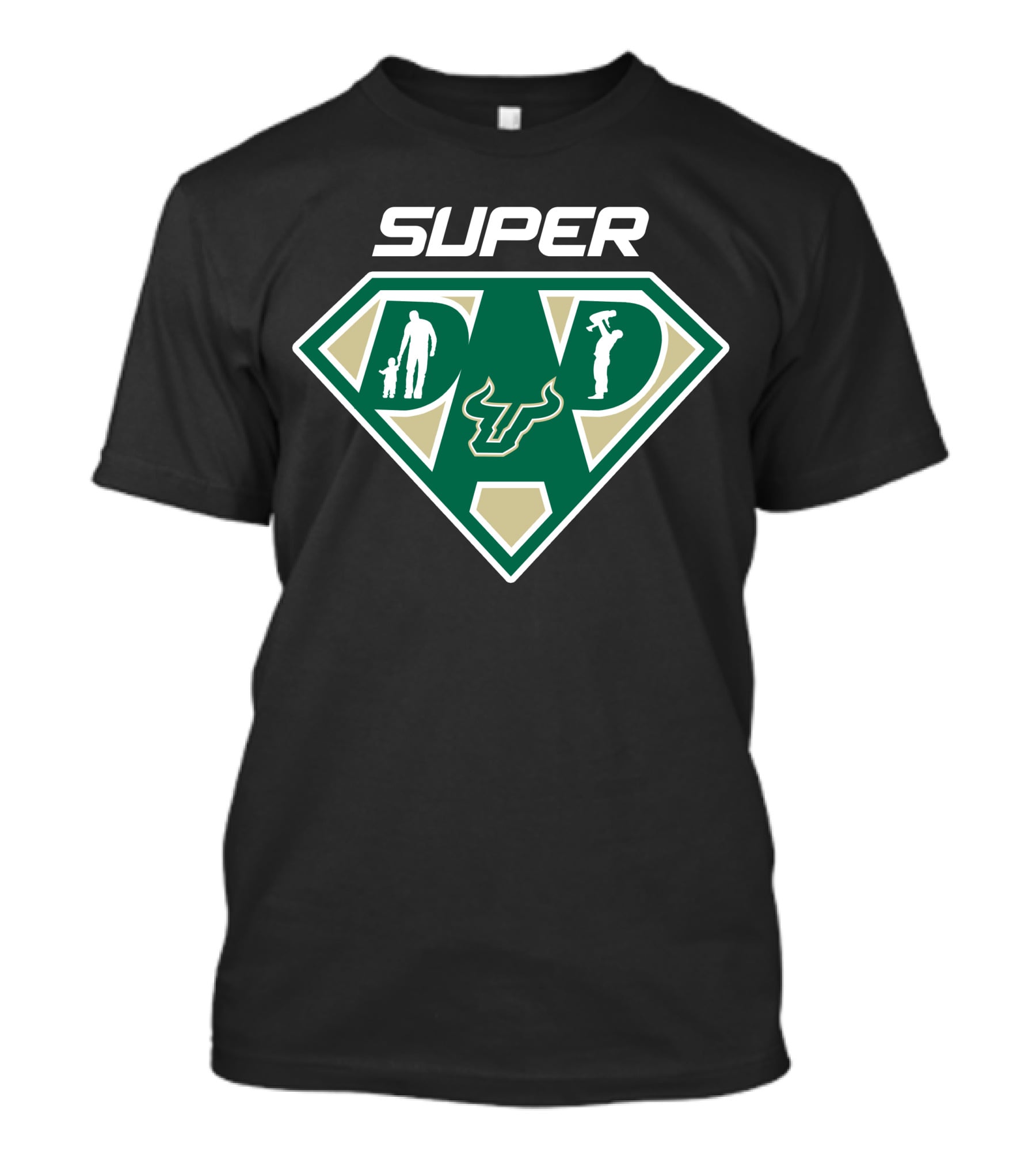 Super Dad South Florida Bulls Dad Hero T-Shirt