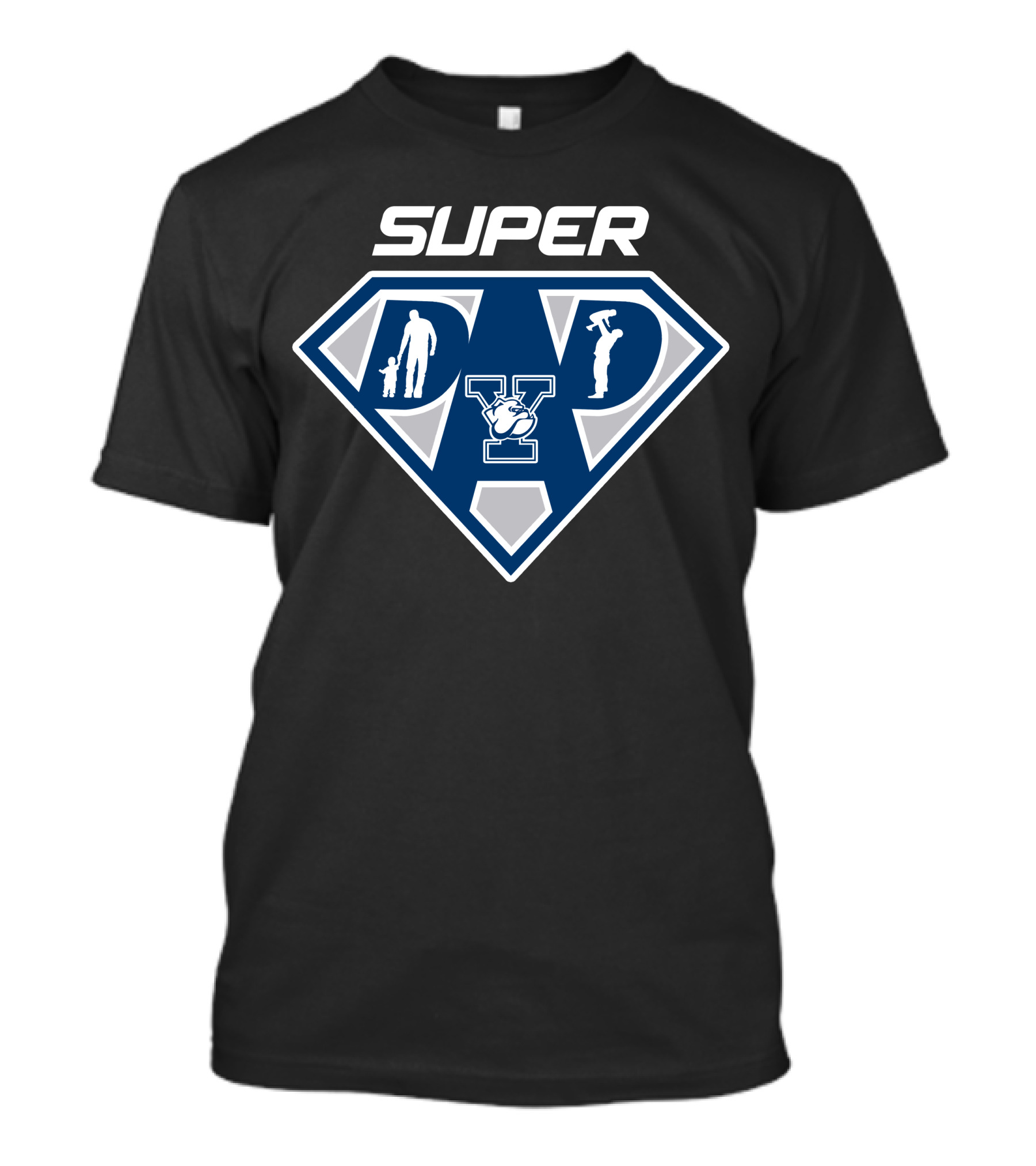 Super Yale Bulldogs Dad Superman T-Shirt